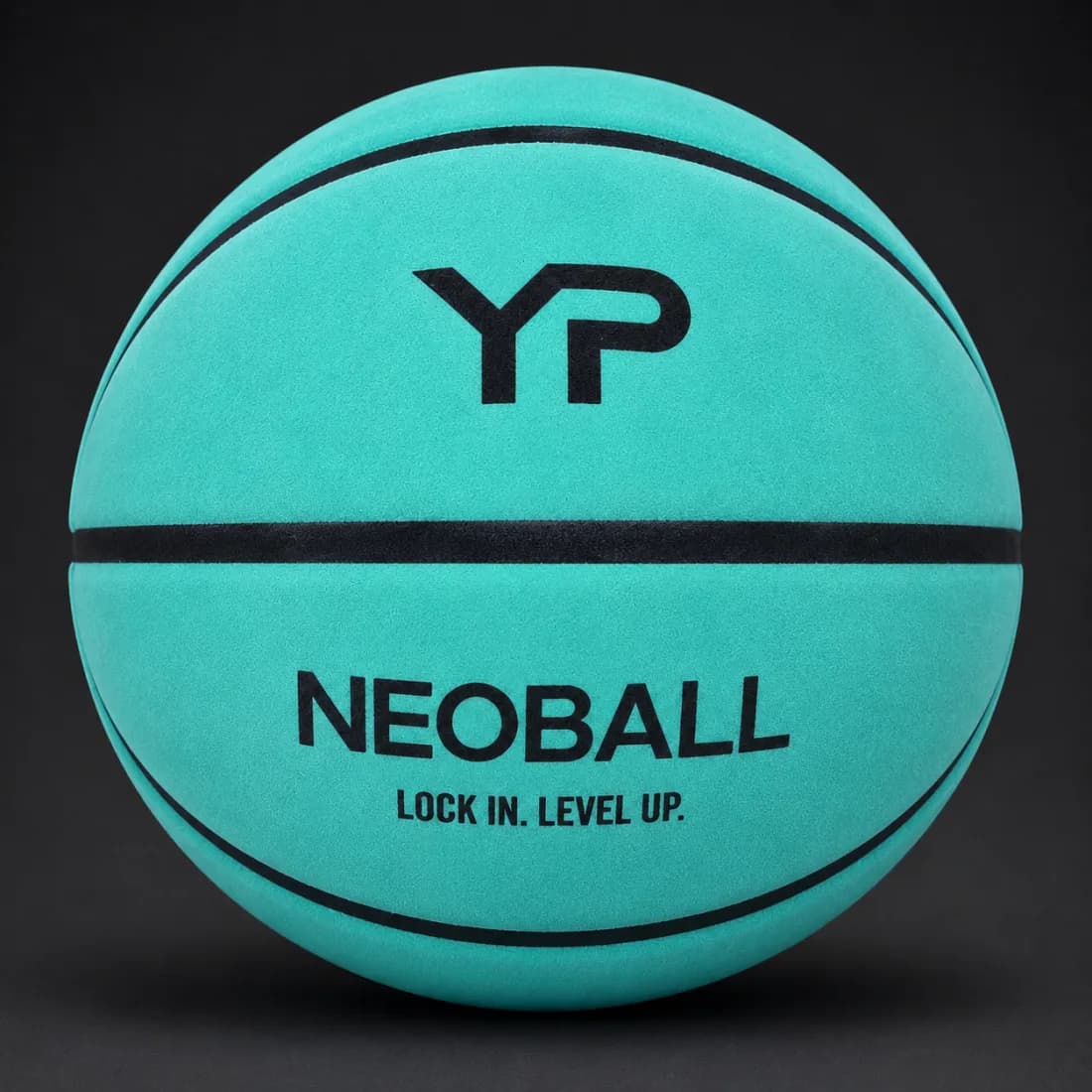 NeoBall by YP — matte teal training basketball